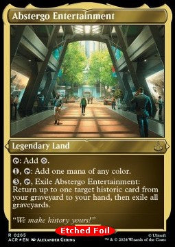 Abstergo Entertainment XACR-265 Rare Excellent Englisch Foil