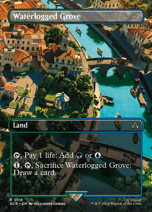Waterlogged Grove XACR-116 Rare Near Mint Englisch Foil