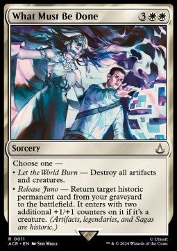 What Must Be Done ACR-11 Rare Near Mint Englisch Foil