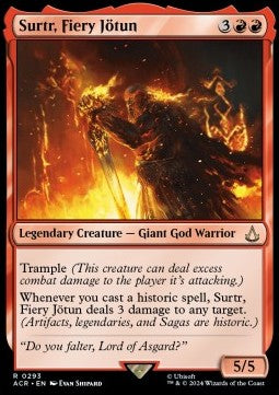 Surtr, Fiery Jötun XACR-293 Rare Near Mint Englisch