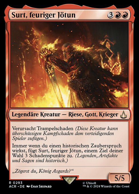 Surtr, Fiery Jötun XACR-293 Rare Good Deutsch