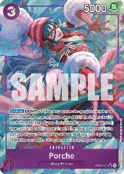 Porche (OP07-072) (V.2) OP07 Alternate Art Poor Englisch