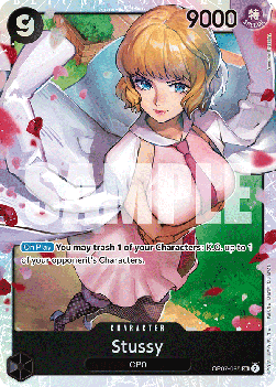 Stussy (OP07-085) (V.1) OP07 Super Rare Excellent Englisch