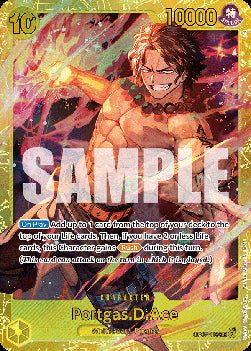 Portgas.D.Ace (OP07-119) (V.1) OP07 Secret Rare Near Mint Englisch