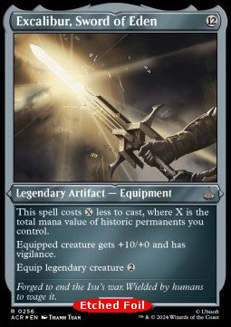Excalibur, Schwert Edens (V.2) XACR-256 Rare Excellent Deutsch Foil