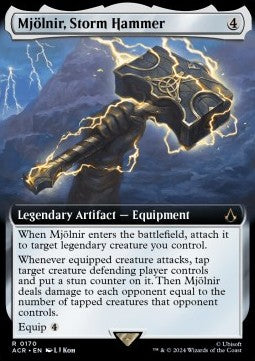 Mjölnir, Storm Hammer XACR-170 Rare Near Mint Englisch Foil