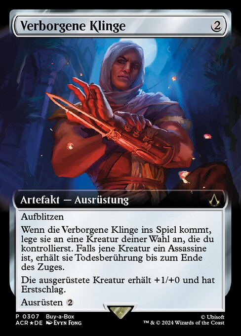 Hidden Blade BABP-307 Rare Excellent Deutsch Foil