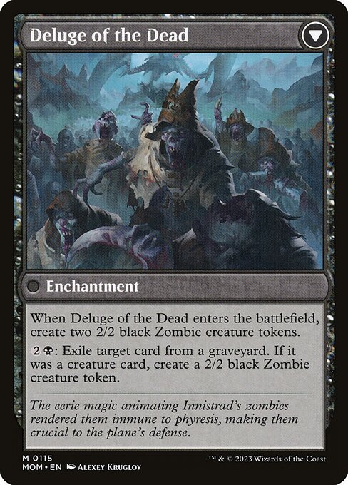 Invasion of Innistrad // Deluge of the Dead - Back Face