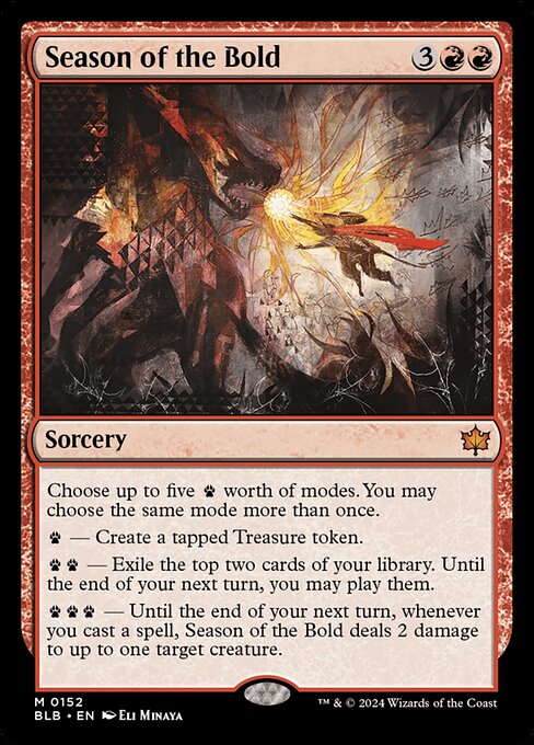 Season of the Bold BLB-152 Mythic Near Mint Englisch Foil