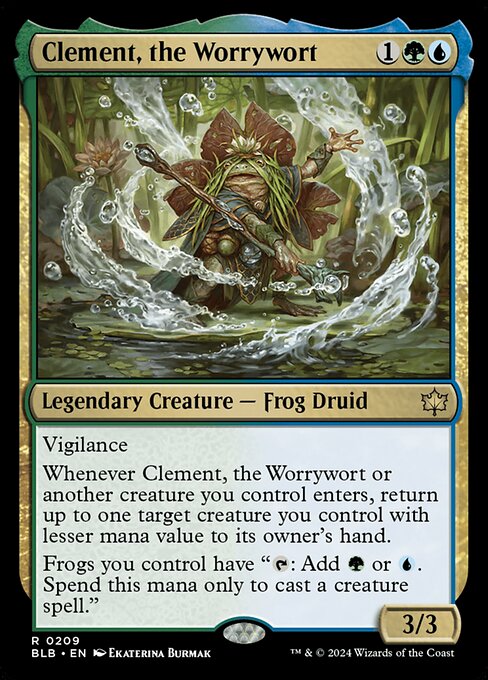 Clement, the Worrywort BLB-209 Rare Near Mint Englisch Foil