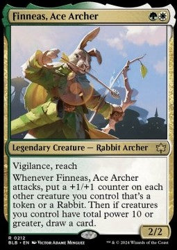 Finneas, Ace Archer BLB-212 Rare Near Mint Englisch