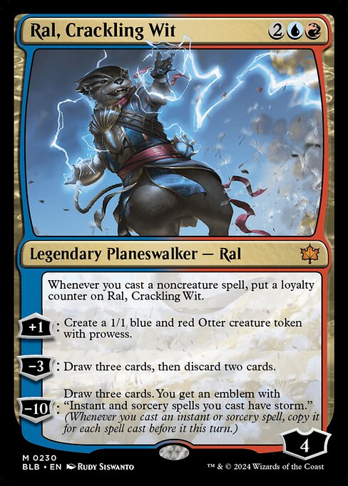 Ral, Crackling Wit BLB-230 Mythic Near Mint Englisch Foil