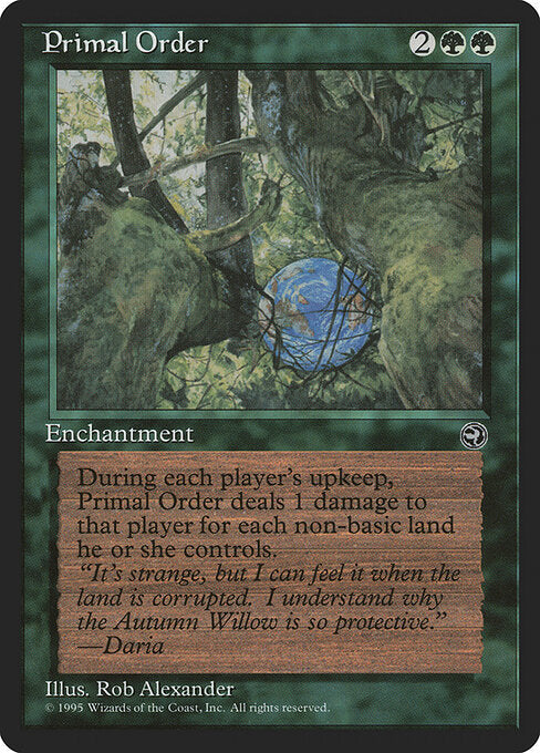 Ursprüngliche Ordnung HML- Rare Light Played Englisch