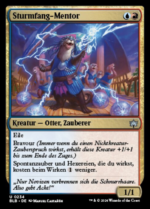 Sturmfang-Mentor BLB-234 Uncommon Excellent Deutsch