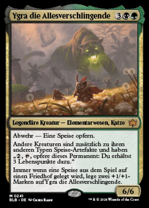 Ygra die Allesverschlingende BLB-241 Mythic Near Mint Deutsch