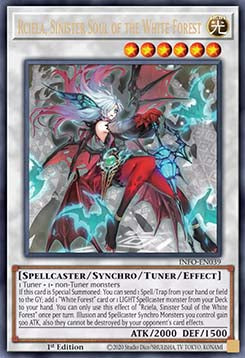 Rciela, Sinister Soul of the White Forest INFO-039 Ultra Rare Excellent Französisch 1. Auflage