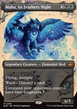 Maha, deren Federn die Nacht sind XBLB-289 Mythic Near Mint Englisch Foil