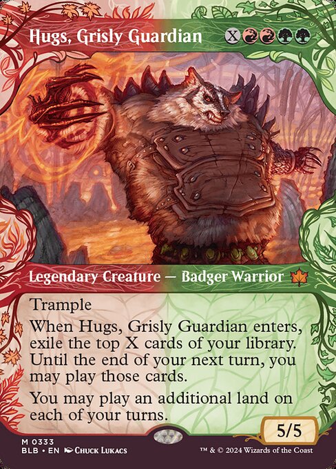 Hugs, Grisly Guardian XBLB-333 Mythic Near Mint Englisch