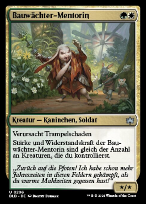 Bauwächter-Mentorin BLB-206 Uncommon Excellent Deutsch