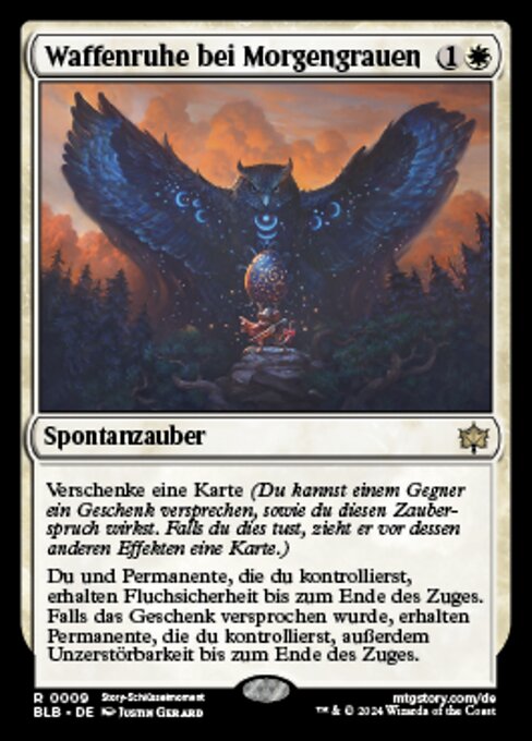 Waffenruhe bei Morgengrauen BLB-9 Rare Near Mint Deutsch