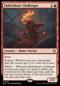 Emberheart Challenger BLB-133 Rare Excellent Englisch Foil