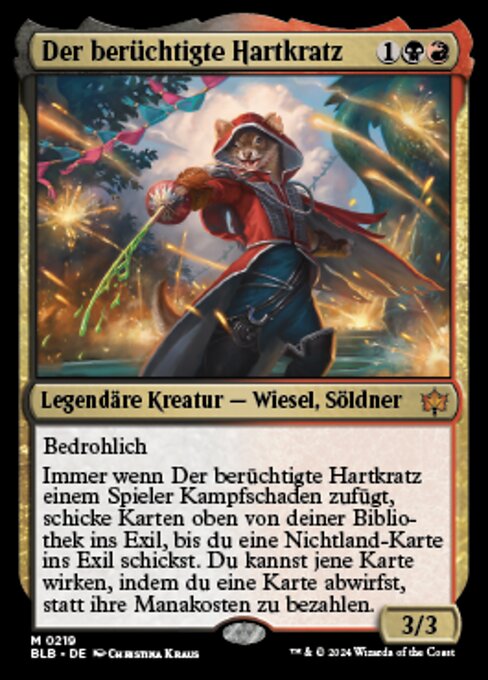 Der berüchtigte Hartkratz BLB-219 Mythic Good Deutsch