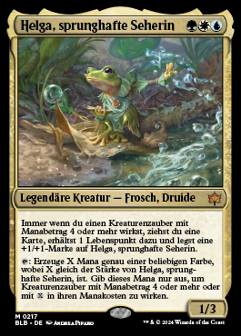Helga, sprunghafte Seherin BLB-217 Mythic Near Mint Deutsch