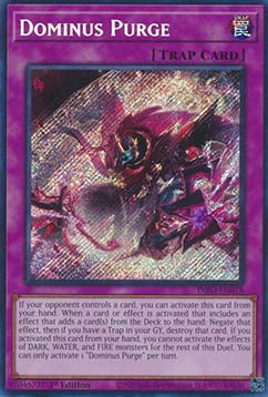 Dominus-Säuberung (V.1) INFO-078 Secret Rare Good Deutsch 1. Auflage