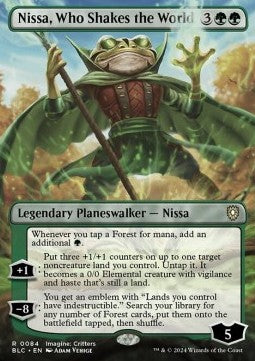 Nissa, Who Shakes the World XBLC-84 Rare Excellent Englisch Foil