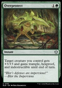 Overprotect BLB-185 Uncommon Near Mint Englisch Foil