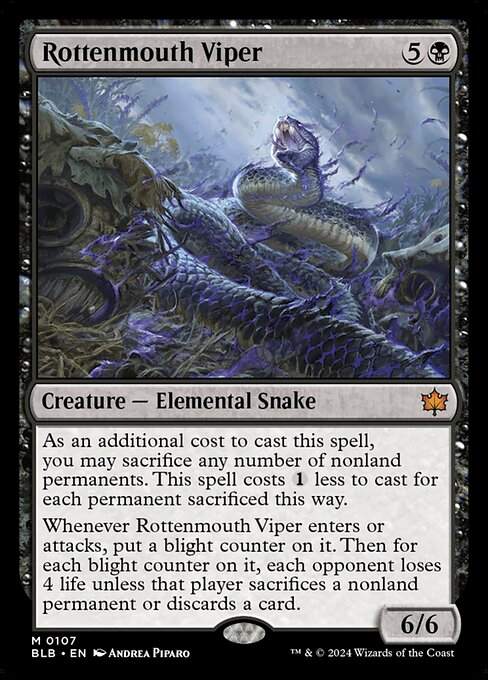 Fäulzahn-Viper BLB-107 Mythic Near Mint Englisch