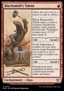 Blacksmith's Talent BLB-125 Uncommon Excellent Englisch