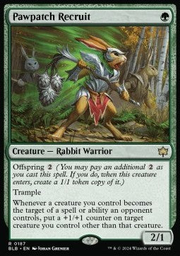 Pawpatch Recruit BLB-187 Rare Near Mint Englisch