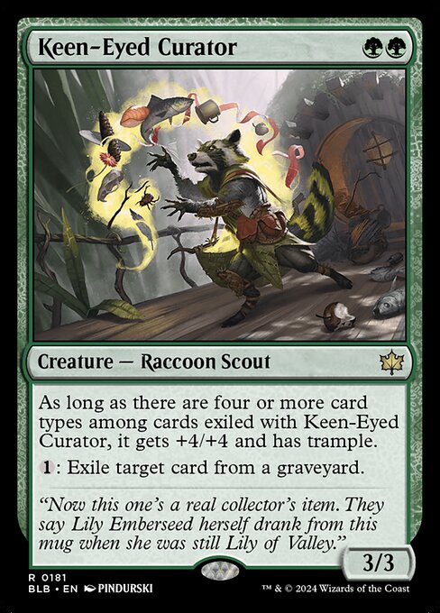 Keen-Eyed Curator BLB-181 Rare Excellent Englisch