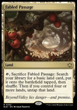 Fabled Passage BLB-252 Rare Near Mint Englisch Foil