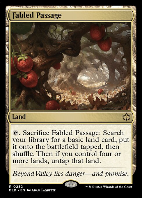 Fabled Passage BLB-252 Rare Near Mint Englisch Foil