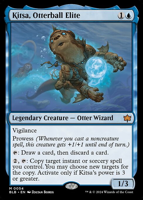 Kitsa, Otterball Elite BLB-54 Mythic Excellent Englisch