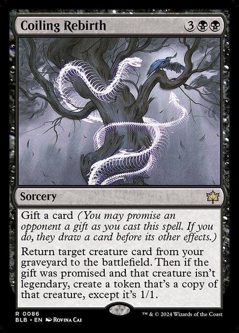 Coiling Rebirth BLB-86 Rare Light Played Englisch