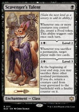 Scavenger's Talent BLB-111 Rare Excellent Englisch