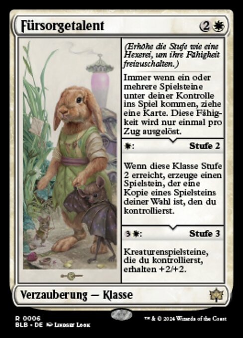 Fürsorgetalent BLB-6 Rare Near Mint Deutsch