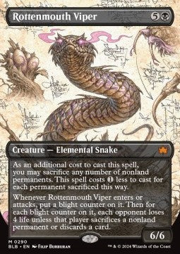 Fäulzahn-Viper XBLB-290 Mythic Near Mint Englisch Foil