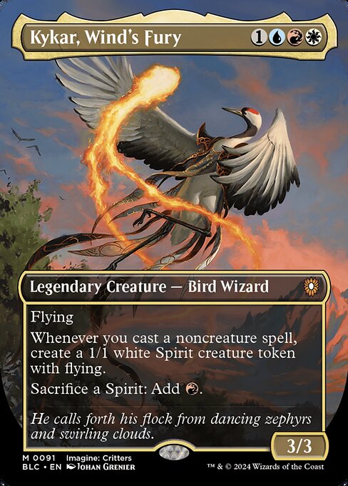 Kykar, Wind's Fury XBLC-91 Mythic Near Mint Englisch