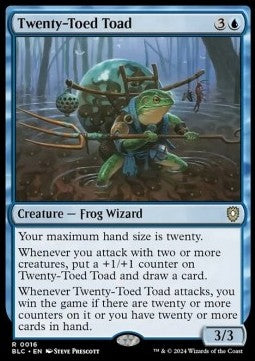 Twenty-Toed Toad BLC-16 Rare Near Mint Englisch