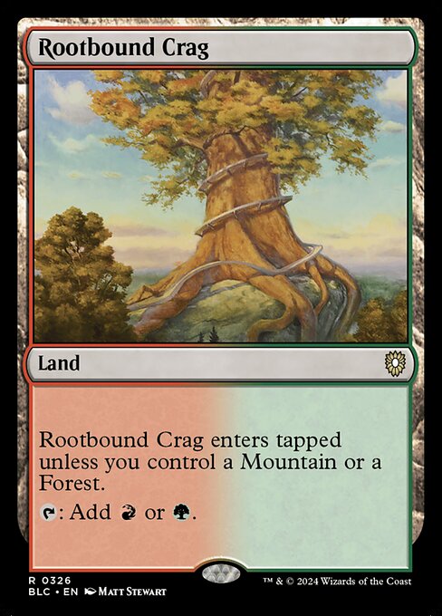 Rootbound Crag BLC-326 Rare Near Mint Englisch