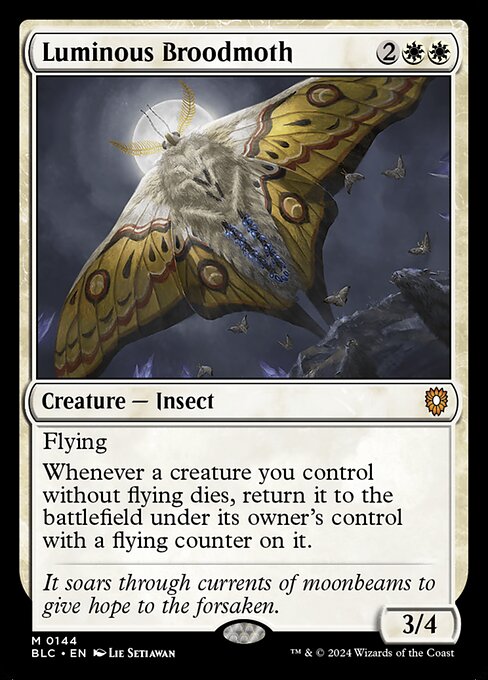 Luminous Broodmoth BLC-144 Mythic Near Mint Englisch