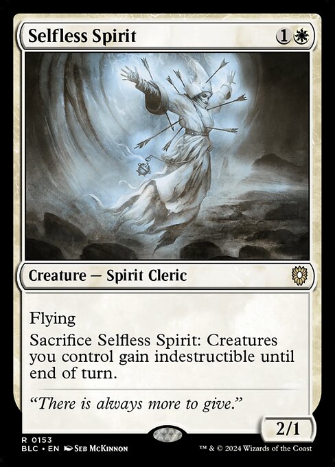 Selfless Spirit BLC-153 Rare Near Mint Englisch