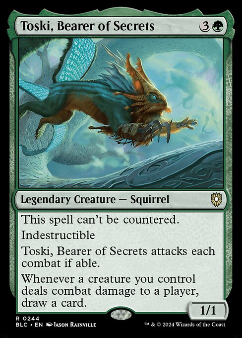 Toski, Bearer of Secrets BLC-244 Rare Near Mint Englisch