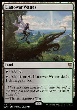 Llanowar Wastes BLC-315 Rare Near Mint Englisch