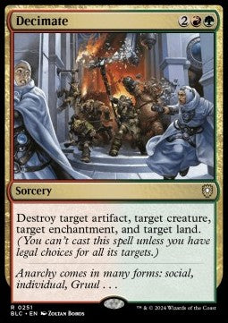 Decimate BLC-251 Rare Near Mint Englisch