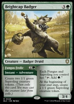 Brightcap Badger // Fungus Frolic BLC-28 Rare Excellent Englisch